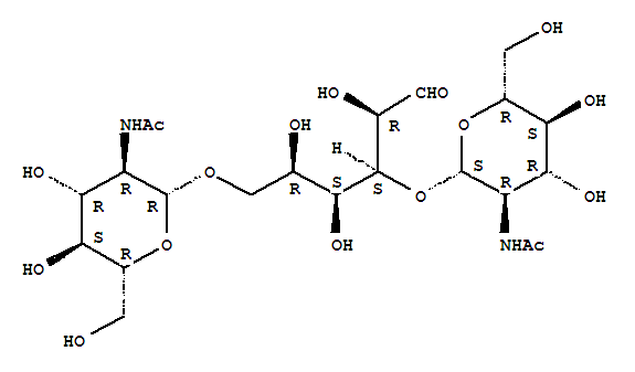 N-acetylglucosaminyl(1-3)-N-acetylglucosaminyl(1-6)-galactopyranose