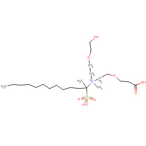 1-Dodecanaminium,N-[2-(2-carboxyethoxy)ethyl]-N-[2-(2-hydroxyethoxy)ethyl]-N-methyl-,methyl sulfate (salt)