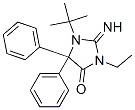 1-(1,1-Dimethylethyl)-3-ethyl-2-imino-5,5-diphenyl-4-imidazolidinone