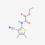 ethyl [(3-cyano-4,5-dimethylthiophen-2-yl)amino](oxo)acetate
