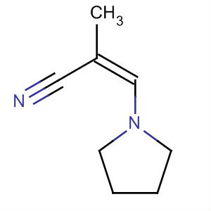 2-Propenenitrile, 2-methyl-3-(1-pyrrolidinyl)-, (Z)-