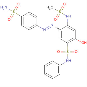 Benzenesulfonamide,5-[[4-(aminosulfonyl)phenyl]azo]-2-hydroxy-4-[(methylsulfonyl)amino]-N-phenyl-