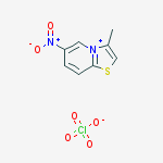 3-methyl-6-nitro-[1,3]thiazolo[3,2-a]pyridin-4-ium;perchlorate