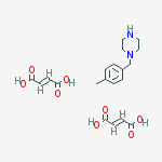 (e)-but-2-enedioic Acid;1-[(4-methylphenyl)methyl]piperazine