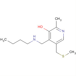 3-Pyridinol, 4-[(butylamino)methyl]-2-methyl-5-[(methylthio)methyl]-