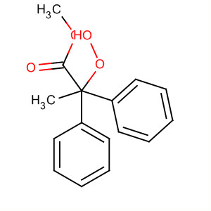 Benzenepropanoic acid, a-hydroperoxy-a-phenyl-, methyl ester
