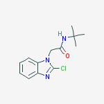 1H-BENZO[D]IMIDAZOLE-1-ACETAMIDE,2-CHLORO-N-(TERT-BUTYL)-