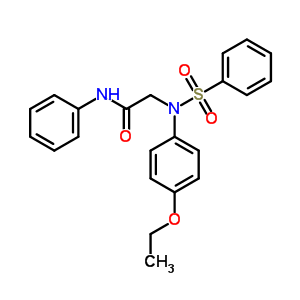 N~2~-(4-ethoxyphenyl)-N-phenyl-N~2~-(phenylsulfonyl)glycinamide