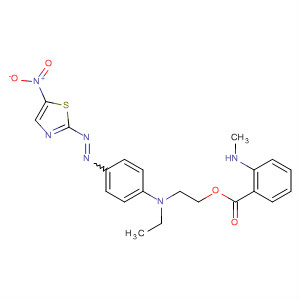 Benzoic acid, 2-(methylamino)-,2-[ethyl[4-[(5-nitro-2-thiazolyl)azo]phenyl]amino]ethyl ester
