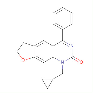 Furo[3,2-g]quinazolin-2(1H)-one,1-(cyclopropylmethyl)-6,7-dihydro-4-phenyl-
