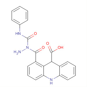 9-Acridinecarboxylic acid, 9,10-dihydro-,2-[(phenylamino)carbonyl]hydrazide