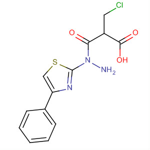 Propanoic acid, 3-chloro-, 2-(4-phenyl-2-thiazolyl)hydrazide