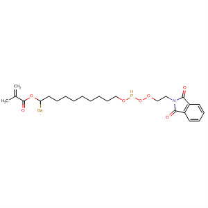 2-Propenoic acid, 2-methyl-,10-[[[2-(1,3-dihydro-1,3-dioxo-2H-isoindol-2-yl)ethoxy]hydroxyphosphinyl]oxy]decyl ester, barium salt