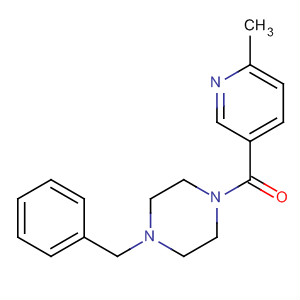 Piperazine, 1-[(6-methyl-3-pyridinyl)carbonyl]-4-(phenylmethyl)-