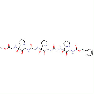 Glycine,N-[1-[N-[N-[1-[N-[N-[1-[N-[(phenylmethoxy)carbonyl]glycyl]-L-prolyl]glycyl]glycyl]-L-prolyl]glycyl]glycyl]-L-prolyl]-, methyl ester