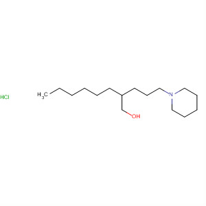 1-Piperidinepentanol, 4-hexyl-, hydrochloride