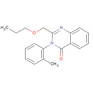 4(3H)-Quinazolinone, 3-(2-methylphenyl)-2-(propoxymethyl)-