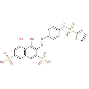 2,7-Naphthalenedisulfonic acid,4,5-dihydroxy-3-[[4-[(2-thienylsulfonyl)amino]phenyl]azo]-