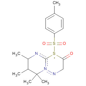 2H,8H-Pyrimido[2,1-b][1,3,4]thiadiazin-3(4H)-one,6,7,8,8-tetramethyl-4-[(4-methylphenyl)sulfonyl]-