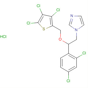 1H-Imidazole,1-[2-(2,4-dichlorophenyl)-2-[(3,4,5-trichloro-2-thienyl)methoxy]ethyl]-,monohydrochloride