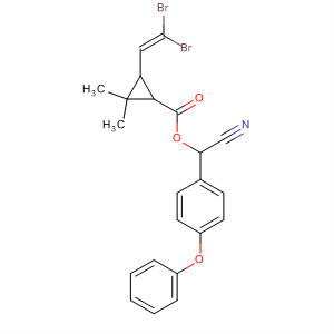 Cyclopropanecarboxylic acid, 3-(2,2-dibromoethenyl)-2,2-dimethyl-,cyano(4-phenoxyphenyl)methyl ester