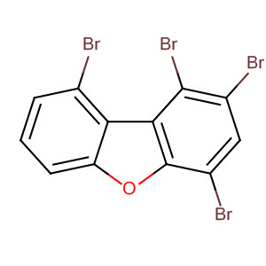 Dibenzofuran, 1,2,4,9-tetrabromo-