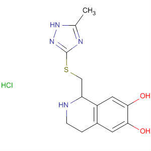6,7-Isoquinolinediol,1,2,3,4-tetrahydro-1-[[(5-methyl-1H-1,2,4-triazol-3-yl)thio]methyl]-,hydrochloride