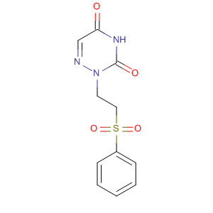 1,2,4-Triazine-3,5(2H,4H)-dione, 2-[2-(phenylsulfonyl)ethyl]-