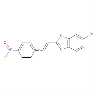 Benzothiazole, 6-bromo-2-[2-(4-nitrophenyl)ethenyl]-
