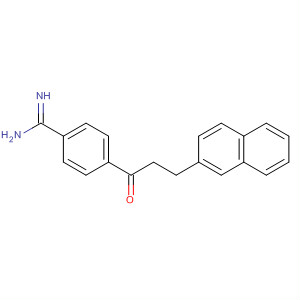 Benzenecarboximidamide, 4-[3-(2-naphthalenyl)-1-oxopropyl]-