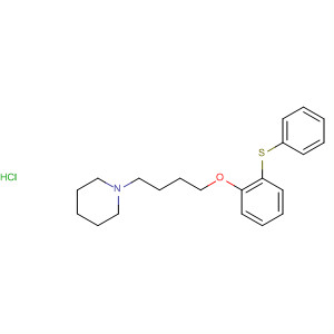 Piperidine, 1-[4-[2-(phenylthio)phenoxy]butyl]-, hydrochloride