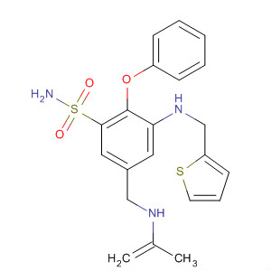 Benzenesulfonamide,2-phenoxy-5-[(2-propenylamino)methyl]-3-[(2-thienylmethyl)amino]-