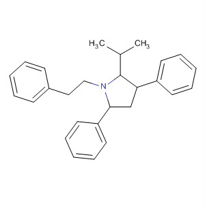 Pyrrolidine, 2-(1-methylethyl)-3,5-diphenyl-1-(2-phenylethyl)-