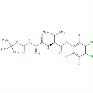 Valine, N-[N-[(1,1-dimethylethoxy)carbonyl]-b-alanyl]-,pentachlorophenyl ester