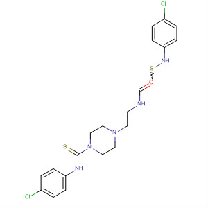 1-Piperazinecarbothioamide,N-(4-chlorophenyl)-4-[2-[[[(4-chlorophenyl)amino]thioxomethyl]amino]ethyl]-