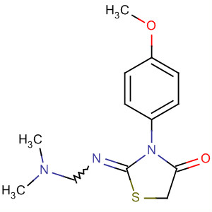 4-Thiazolidinone,2-[[(dimethylamino)methyl]imino]-3-(4-methoxyphenyl)-