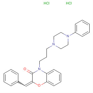 2H-1,4-Benzoxazin-3(4H)-one,2-(phenylmethylene)-4-[3-(4-phenyl-1-piperazinyl)propyl]-,dihydrochloride