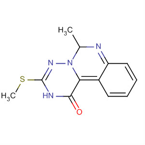 2H-[1,2,4]Triazino[1,6-c]quinazolin-1(6H)-one, 6-methyl-3-(methylthio)-