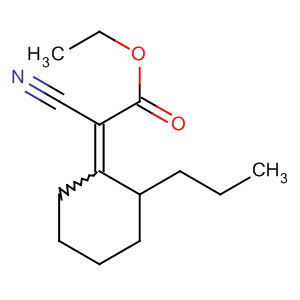 Acetic acid, cyano(2-propylcyclohexylidene)-, ethyl ester