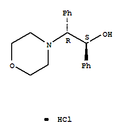 4-Morpholineethanol, a,b-diphenyl-, hydrochloride (1:1), (aR,bS)-rel-