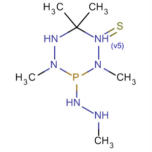 1,2,4,5,3-Tetrazaphosphorine,hexahydro-2,4,6,6-tetramethyl-3-(1-methylhydrazino)-, 3-sulfide