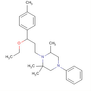 Piperazine,1-[3-ethoxy-3-(4-methylphenyl)propyl]-2,2,6-trimethyl-4-phenyl-, (S)-