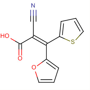 2-Propenoic acid, 2-cyano-3-(2-furanyl)-3-(2-thienyl)-, (E)-