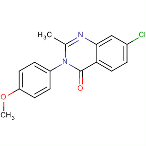 4(3H)-Quinazolinone, 7-chloro-3-(4-methoxyphenyl)-2-methyl-
