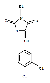 5-(3,4-dichlorobenzylidene)-3-ethyl-1,3-thiazolidine-2,4-dione