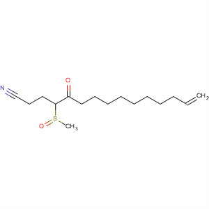 14-Pentadecenenitrile, 4-(methylsulfinyl)-5-oxo-