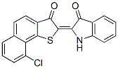 2-(9-Chloro-3-oxonaphtho[1,2-b]thiophen-2(3H)-ylidene)-1H-indol-3(2H)-one