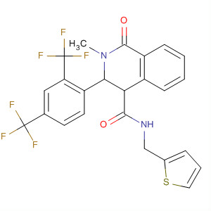 4-Isoquinolinecarboxamide,3-[2,4-bis(trifluoromethyl)phenyl]-1,2,3,4-tetrahydro-2-methyl-1-oxo-N-(2-thienylmethyl)-
