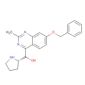 2-Pyrrolidinemethanol, 1-[2-methyl-7-(phenylmethoxy)-4-quinazolinyl]-,(2S)-