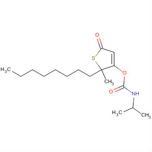 Carbamic acid, (1-methylethyl)-,2,5-dihydro-2-methyl-2-octyl-5-oxo-3-thienyl ester